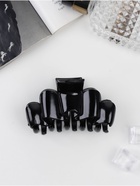 Крабик для волос «Чёрный», пирамида, 8 см, чёрный (комплект 12 шт) - фото 51821273