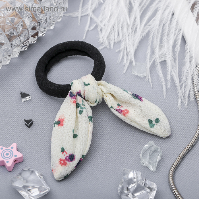 Резинка для волос "Элит ушки" васильки - Фото 1