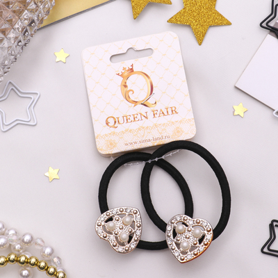 Резинка для волос "Венера" (цена за штуку) овал