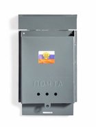 Ящик почтовый без замка (с петлёй), вертикальный, «Почта», серый - Фото 14