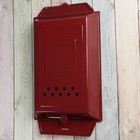 Ящик почтовый «Классика», вертикальный, без замка (с петлёй), бордовый - Фото 3