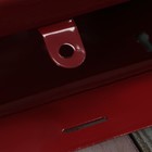 Ящик почтовый «Классика», вертикальный, без замка (с петлёй), бордовый - Фото 4