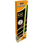 Карандаш чернографитный (простой) НВ, BIC Evolution Fluo, заточенный, пластик, без ластика, шестигранный, неоновые цвета корпуса - Фото 4