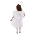 Карнавальный костюм «Ангел»: платье, нимб, крылья, р. 30, рост 110–116 см - Фото 3