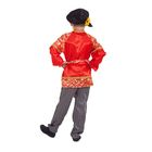 Русский народный костюм для мальчика "Хохлома с золотом", р-р 56, рост 110 см - Фото 2