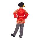 Русский народный костюм для мальчика "Хохлома с золотом", р-р 72, рост 140 см - Фото 2