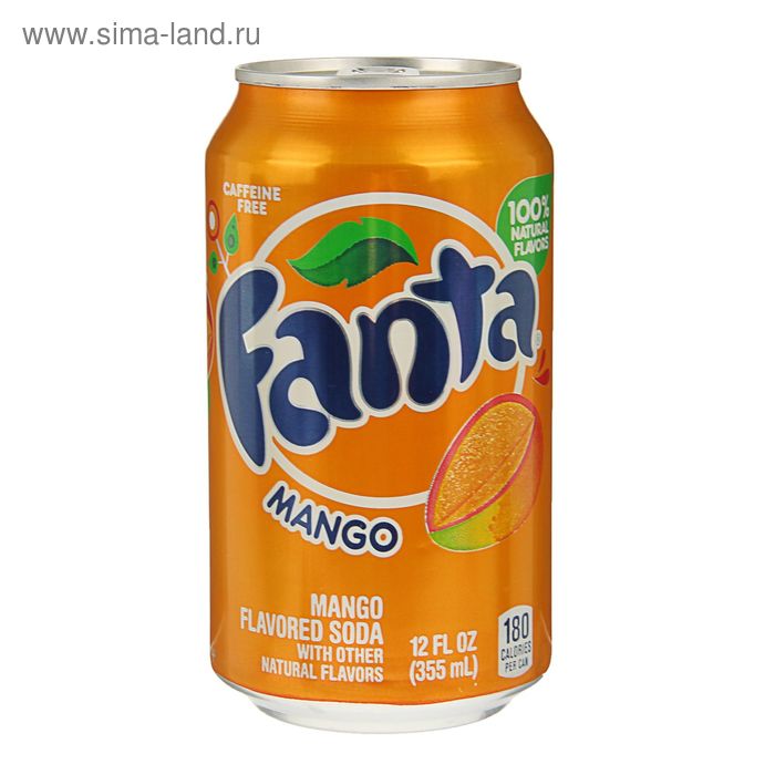 Напиток Fanta Mango, 355 мл - Фото 1