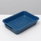 Туалет с сеткой "Белла" для кошек, 37 х 27 х 8 см, синий - Фото 4