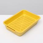 Туалет с сеткой "Белла" для кошек, 37 х 27 х 8 см, жёлтый - Фото 3