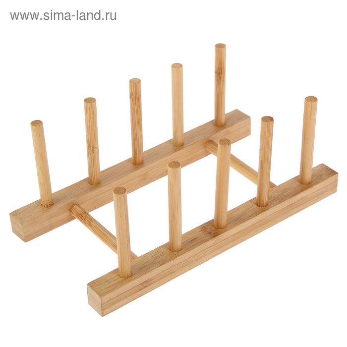 Подставка для досок Bamboo, бамбук, 23×12×9 см - Фото 1