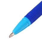 Набор ручек шариковых 4 штуки R-301 Neon Stick & Grip, узел 0.7 мм, чернила синие, резиновый упор, длина линии письма 1000 метров, европодвес - фото 809597645