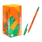 Ручка шариковая ErichKrause. R=301 Orange Stick, зелёный стержень, узел 0.7 мм - Фото 8
