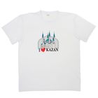 Футболка "Казань", бел р-р XL(52), 100% хл - Фото 1