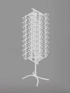 Стойка вращающаяся для открыток, напольная, 72 кармана А5, 44×44×180 см, цвет белый - Фото 2