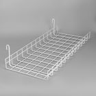 Полка прямая на сетку, 600×250×50 мм, цвет белый - Фото 2
