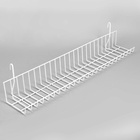 Полка на сетку 60×10×12 см, цвет белый - Фото 2
