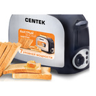Тостер Centek CT-1421, 750 Вт, 7 режимов прожарки, 2 тоста, черный - Фото 2