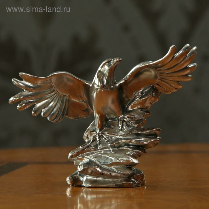 Сувенир "Орёл на скале" 10х13,5х5,5 см - Фото 1