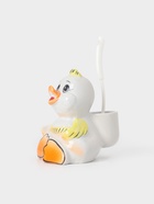 Ёршик для унитаза с подставкой «Утёнок», фарфор, белый - Фото 3