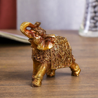 Сувенир полистоун "Слон с маской быка на попоне" 11х9,5х5 см - Фото 1