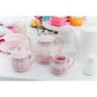 Чайник заварочный 570 мл "Кружевная лоза", цвет розовый - Фото 4
