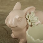 Подставка для яйца Доляна «Зайка», 55 мл, цвет розовый - Фото 2