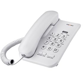Проводной телефон TeXet TX-212, регулировка громкости вызова, светло-серый