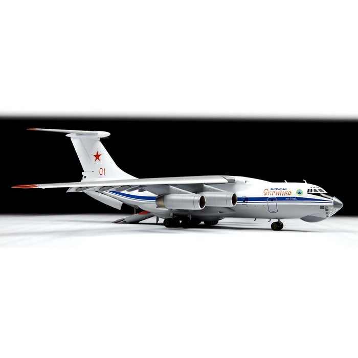 Сборная модель «Российский военно-транспортный самолёт Ил-76МД» Звезда, 1/144, (7011) - фото 1906861796