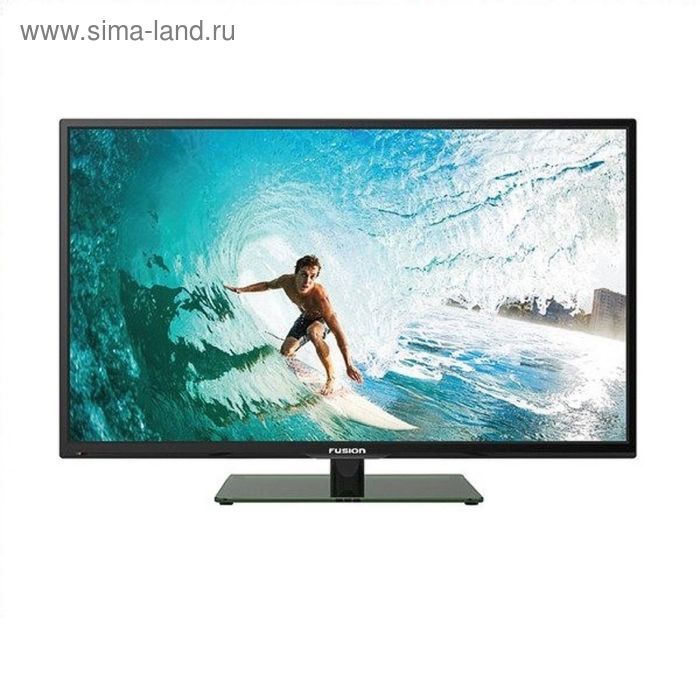 Телевизор Fusion FLTV-32H100, LED, 32", черный - Фото 1