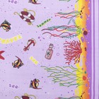 Полотенце вафельное банное "Рыбки"МИКС, 80*150см, 176г/м, хл. 100% - Фото 3