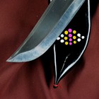 Пчак Шархон, рукоять из оргстекла и латуни, заточка от середины - Фото 13