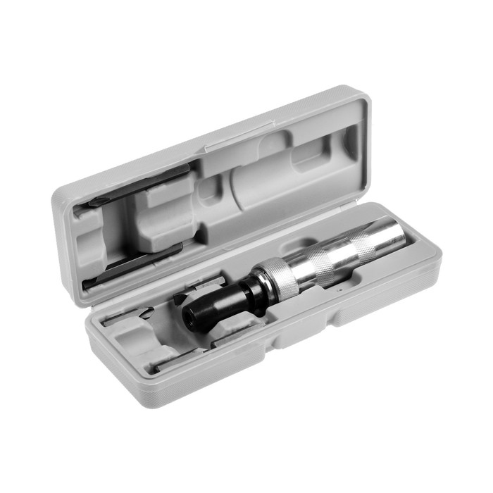 Отвертка ударно-поворотная ТУНДРА 1/2", с битами 6 шт., металлическая рукоятка, кейс - Фото 1