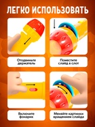 Проектор-фонарик ZABIAKA «Забавные зверята», 2 в 1, цвет МИКС - Фото 2