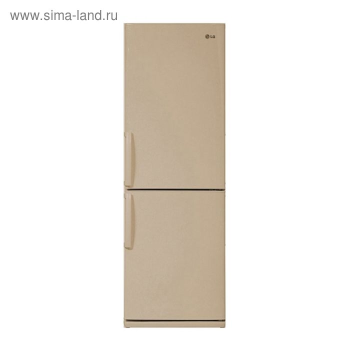 Холодильник LG GA B 379 UEDA, двухкамерный, класс А, 283 л, бежевый - Фото 1