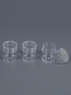 Набор баночек для мелочей, d=2.5×3 см, 6 мл, 3 шт., прозрачный - Фото 3