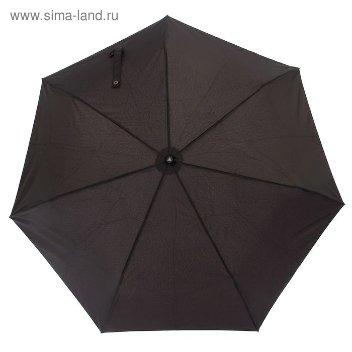 Зонт автоматический, R=45см, цвет чёрный - Фото 1