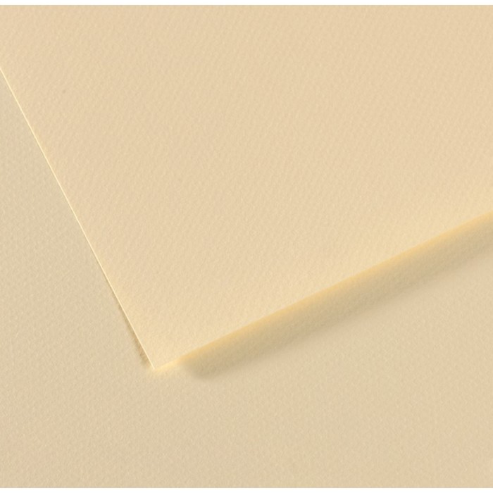 Бумага для пастели Mi-Teintes CANSON, 50 х 65 см, 1 лист, №101 Желтый бледный, 160 г/м2