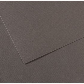 Бумага для пастели Mi-Teintes CANSON, 50 х 65 см, 1 лист, №345 Серый темный, 160 г/м2