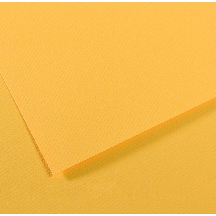 Бумага для пастели Mi-Teintes CANSON, 50 х 65 см, 1 лист, №400 Желтый канареечный, 160 г/м2
