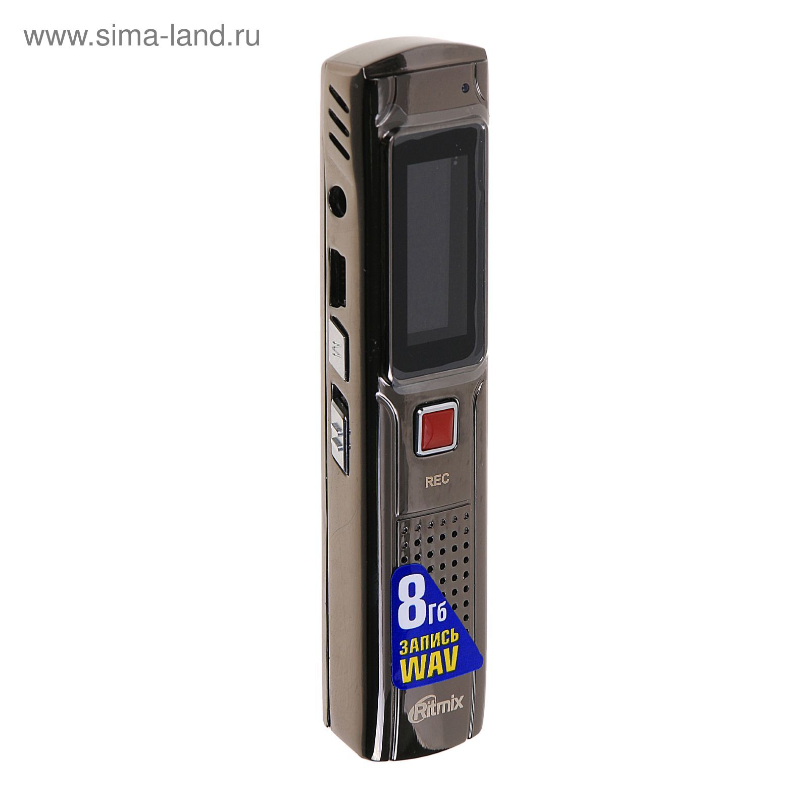 Диктофон RITMIX RR-110 8Gb, MP3, дисплей с подсветкой, литий-полимерный  аккумулятор (2493164) - Купить по цене от 1 906.00 руб. | Интернет магазин  SIMA-LAND.RU