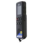 Диктофон RITMIX RR-810 8Gb Black, MP3,  микрофон, дисплей, чехол, ремешок - Фото 3