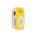 MP3 плеер RITMIX RF-1010, MIcroSD до 16Гб, клипса, световая индикация, желтый - Фото 2