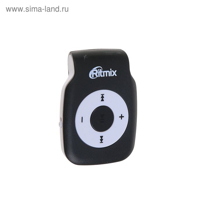 MP3-плеер RITMIX RF-1015, MIcroSD до 16Гб, клипса, световая индикация, черный - Фото 1