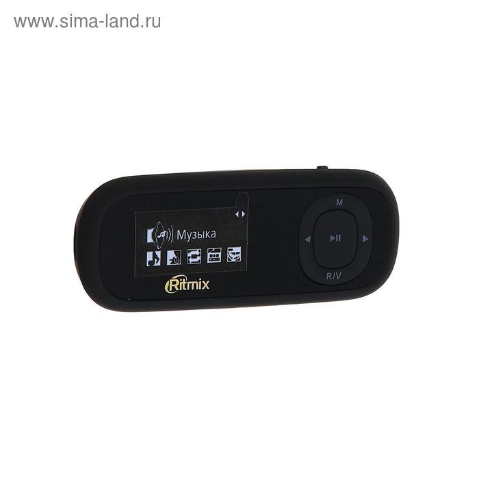 MP3-плеер RITMIX RF-3410 8Gb, ЖК- дисплей, TXT, FM, диктофон, TF card slot,  черный - Фото 1