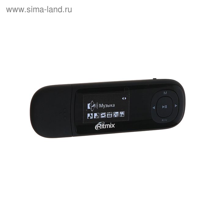 MP3-плеер RITMIX RF-3450 4Gb, ЖК- дисплей, TXT, FM, диктофон, TF card slot, черный - Фото 1