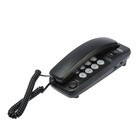 Проводной телефон Ritmix RT-100, настольно-настенный, Hi-Low, световой индикацией, черный - фото 8557927