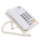 Проводной телефон Ritmix RT-330, мелодия на удержании звонка, Hi-Low, белый - фото 11356297