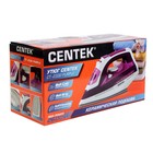 Утюг Centek CT-2332, 2600 Вт, 380 мл, керамическая подошва, капля-стоп, пурпурный - Фото 6