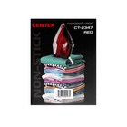 Утюг Centek CT-2347, 1800 Вт, 200мл, антипригарное покрытие, самоочистка, красный - Фото 11