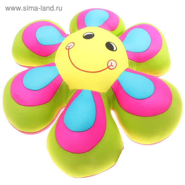Мягкая игрушка-антистресс "Солнышко с лучиками" улыбается - Фото 1